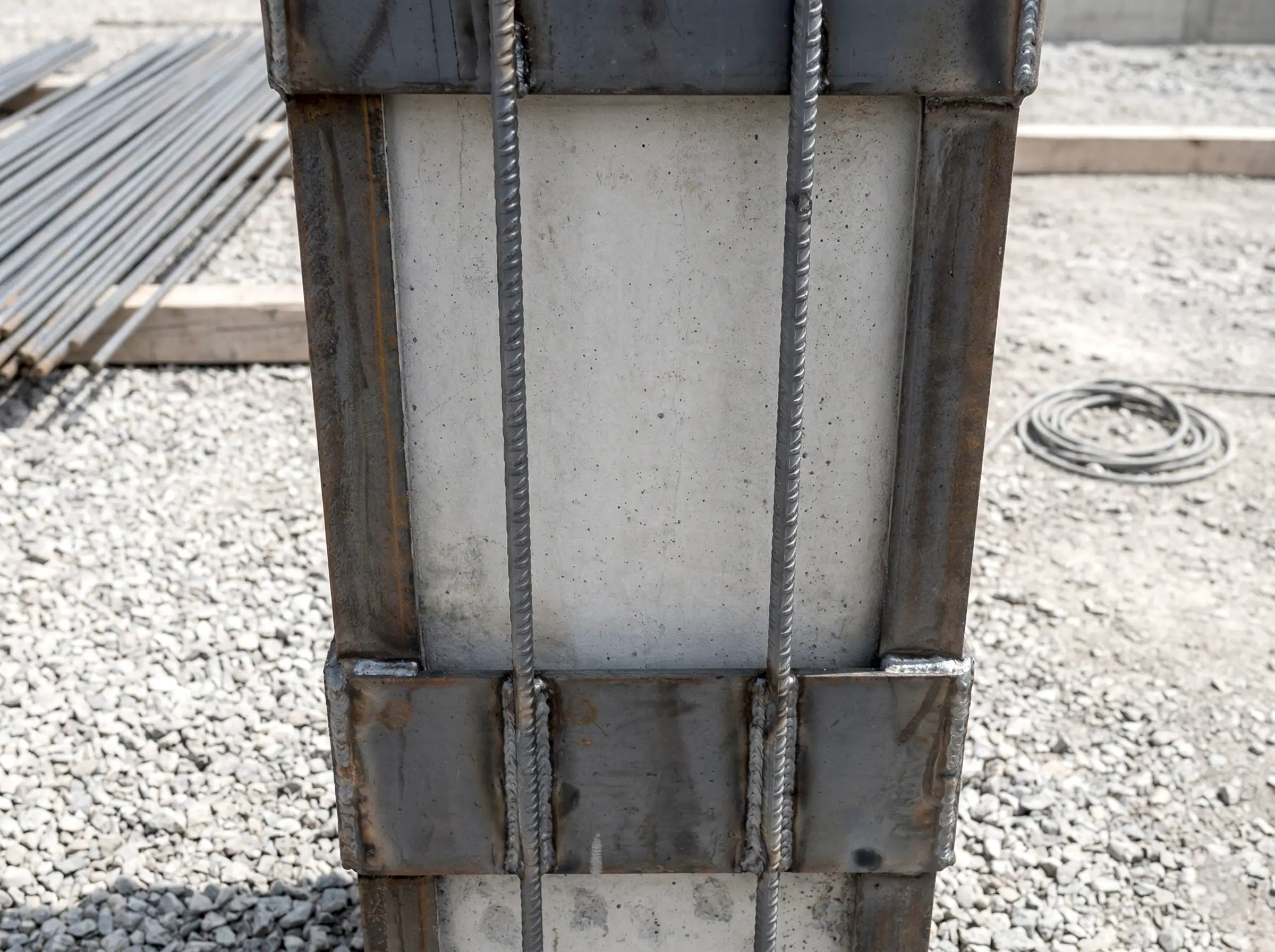 Architects and interior designers specializing in building restoration in sotogrande, marbella and costa del sol, malaga. Column steel reinforcement.